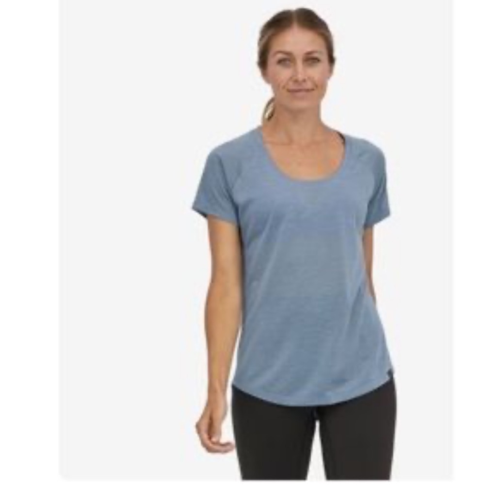 Patagonia Women's Light Blue Short Sleeve Tee